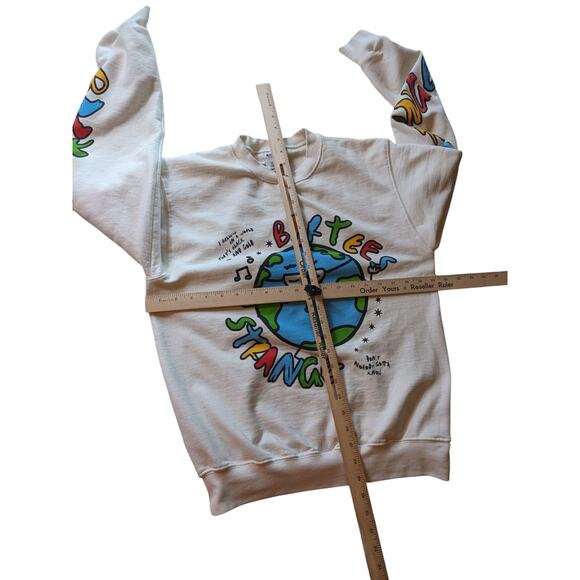 Champion ECO Pullover Adult Small Sweatshirt Earth Face Graphic Bartees Change - Picture 5 of 12